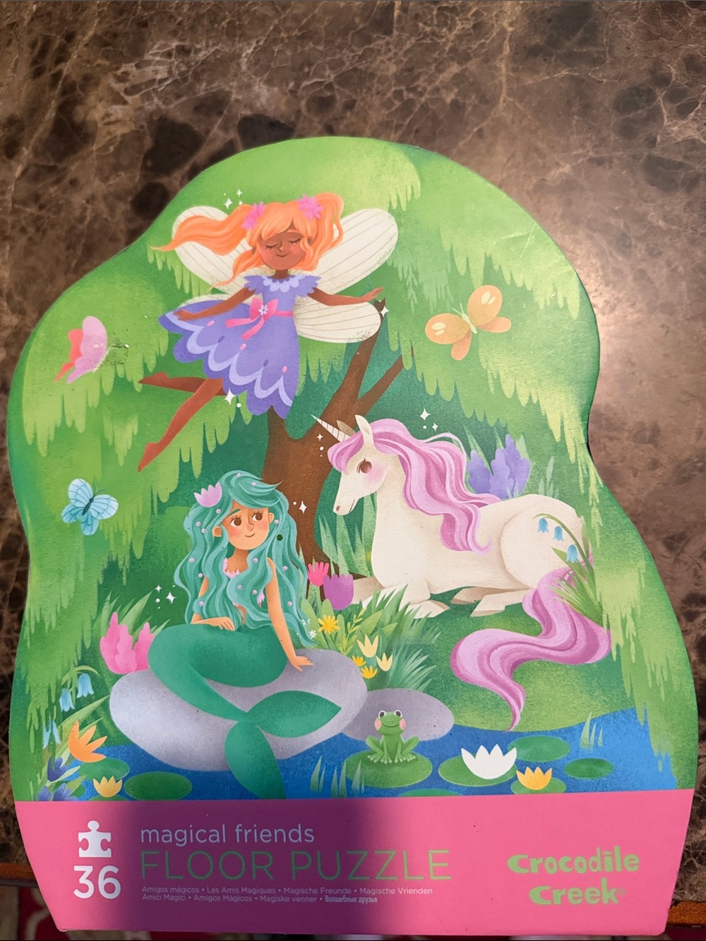 Crocodile Creek Magical Friends 36-Piece Floor Puzzle -new in box sealed